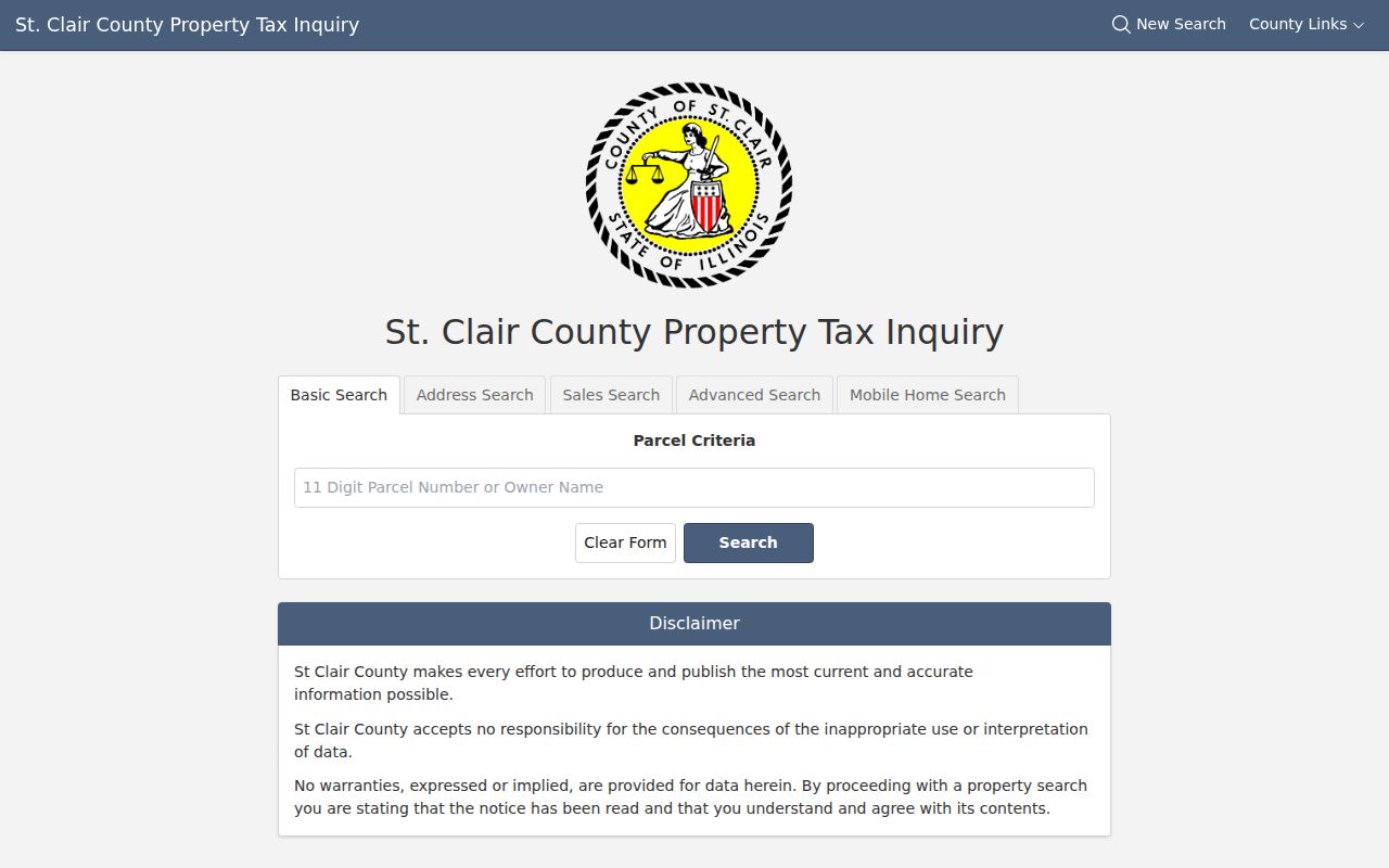 Collinsville ZIP code directory St. Clair parcel search